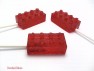 445sp Building Blocks Chocolate or Hard Candy Lollipop Mold